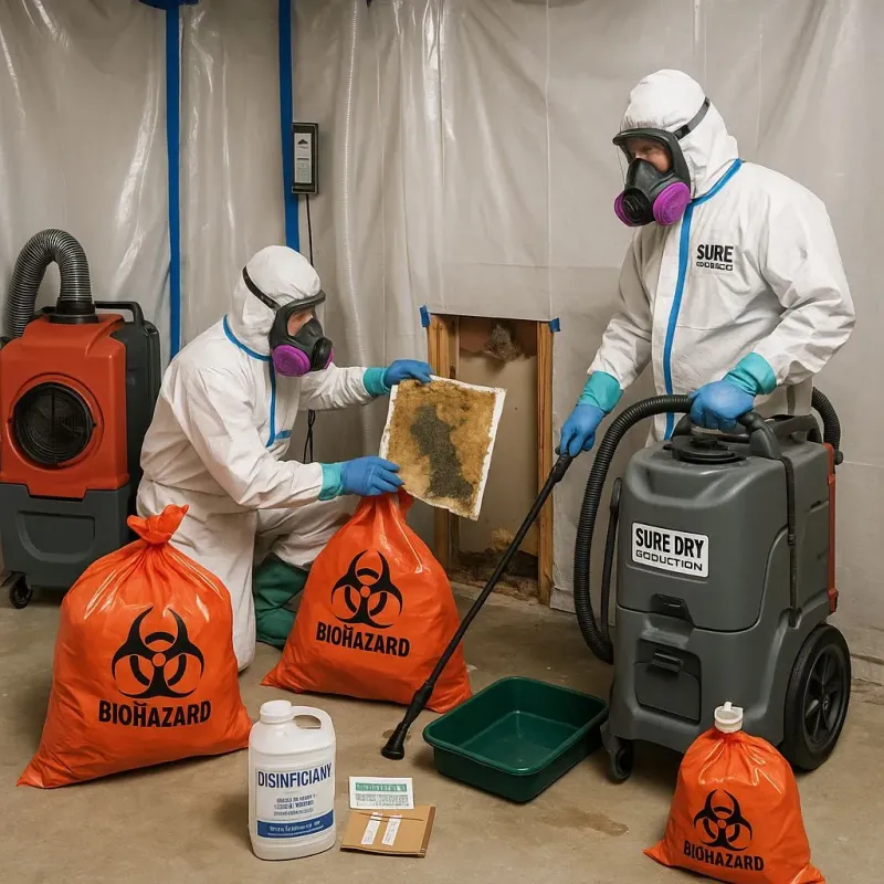 Contaminated Water Handling Protocols process in Sunset Hills, MO